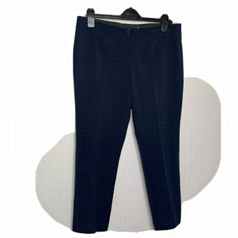 4/$35 Laura Petites Pants 6 Navy Blue Ankle crop